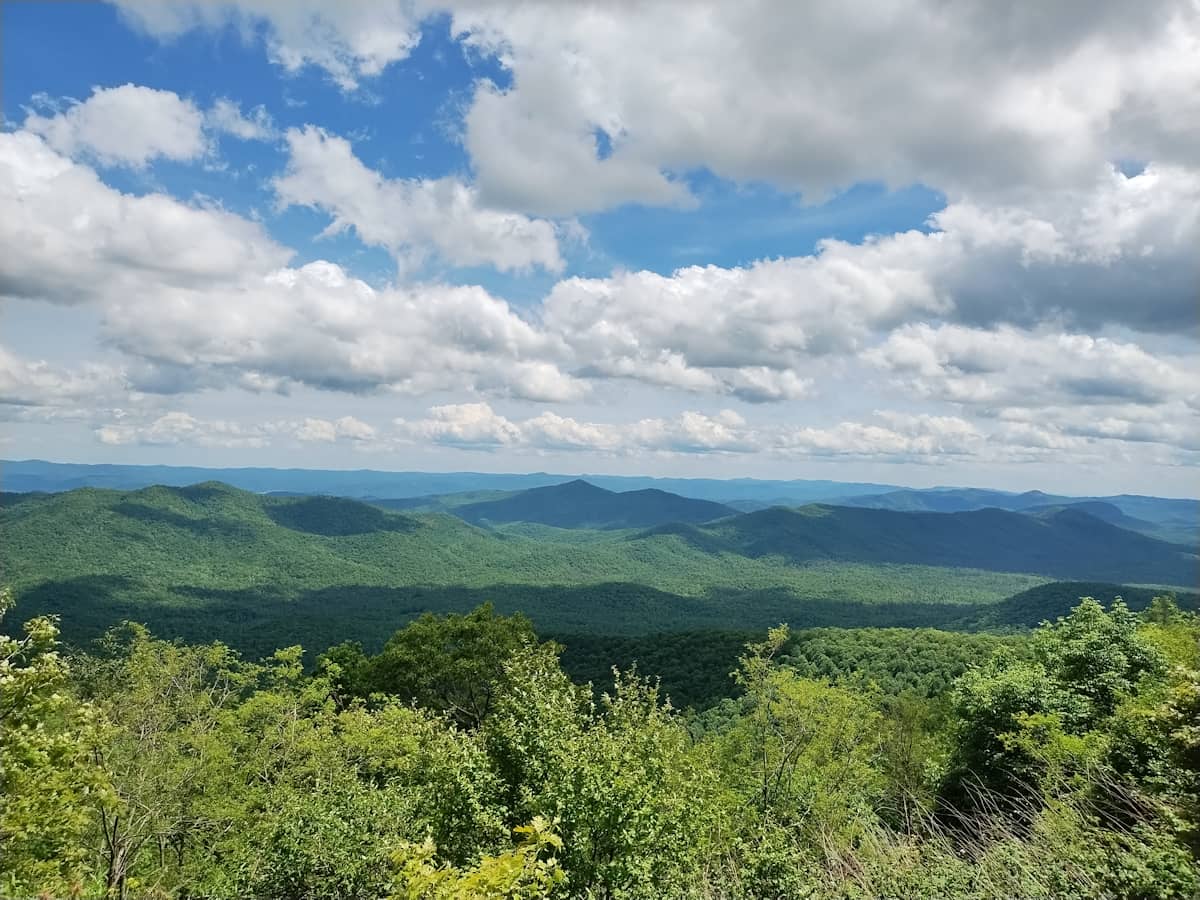 Western NC mountain view.